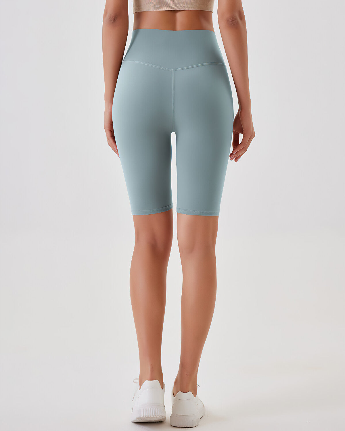 Lara Seamless Biker Shorts - Granny Smith