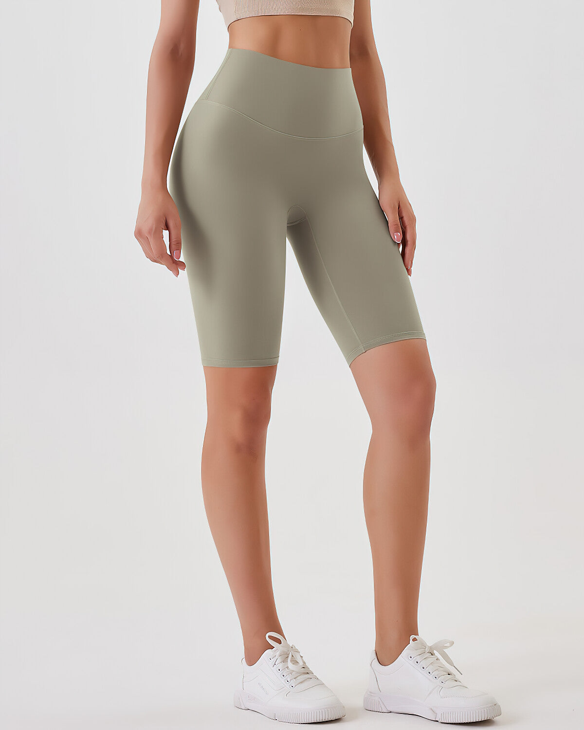 Lara Seamless Biker Shorts - Gurkha