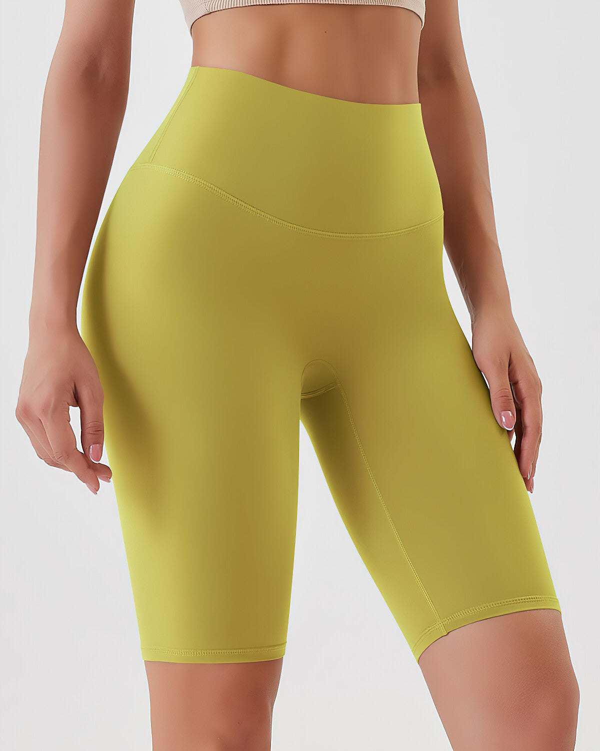 Lara Seamless Biker Shorts - Husk