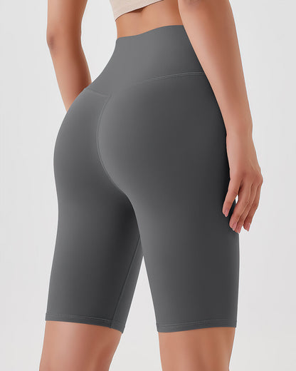 Lara Seamless Biker Shorts - Mid Grey