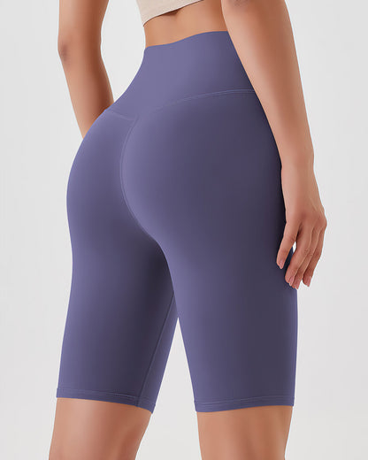 Lara Seamless Biker Shorts - Smoky