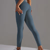 Lara Seamless Leggings - Steel Blue