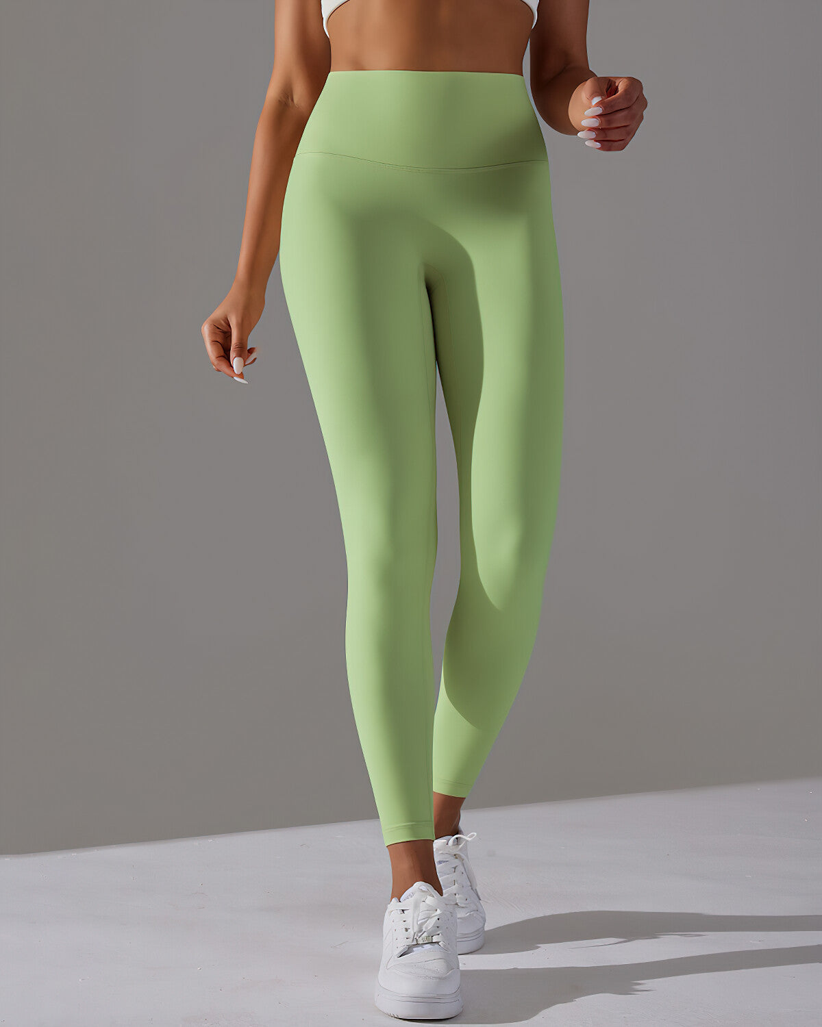 Lara Seamless Leggings - Swamp Green