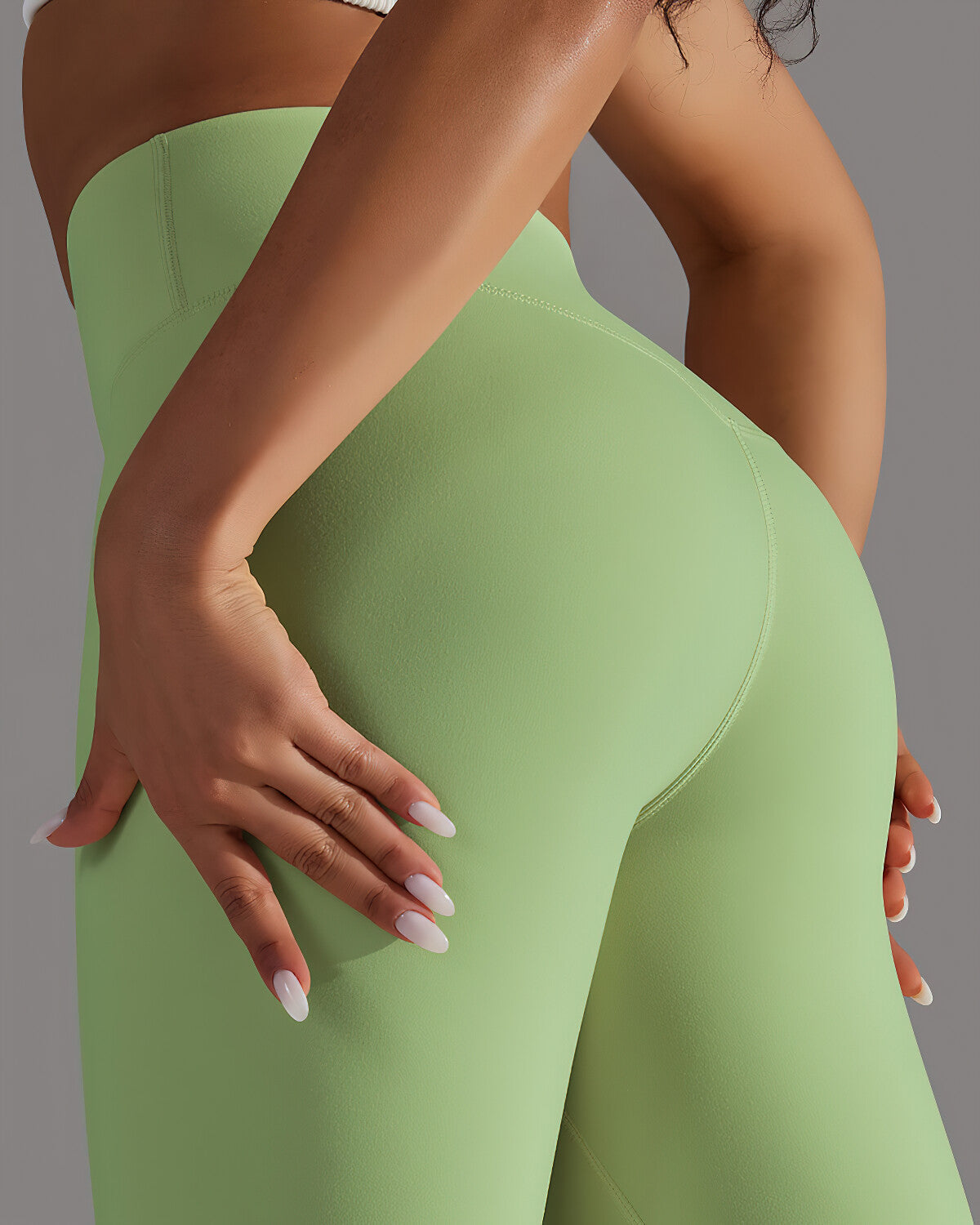 Lara Seamless Leggings - Swamp Green