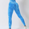 Leslie Seamless Scrunch Leggings - Blue