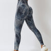 Leslie Seamless Scrunch Leggings - Blue Grey