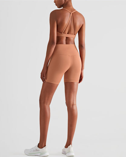 Lillie Seamless Shorts - Peach