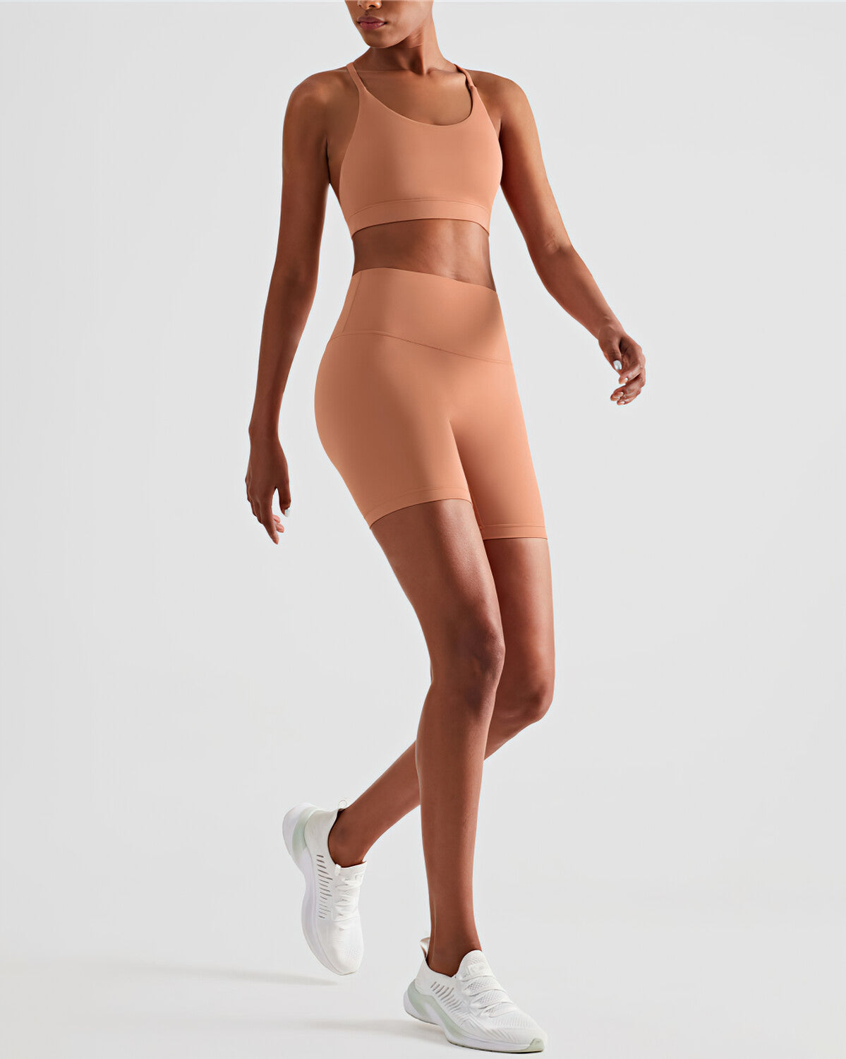 Lillie Seamless Shorts - Peach