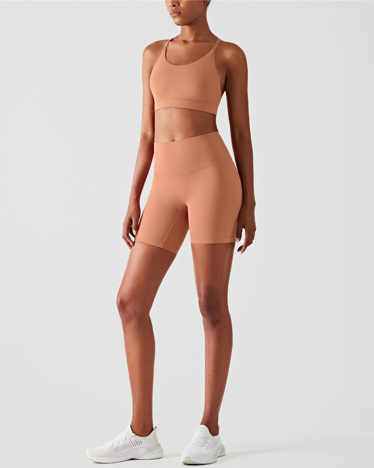 Lillie Seamless Shorts - Peach