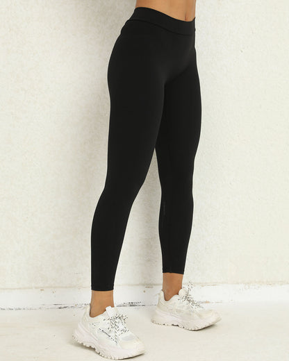 Lucia Scrunch Leggings - Black