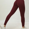 Lucia Scrunch Leggings - Maroon