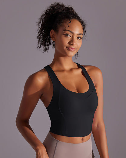 Lumi Crop Top - Black