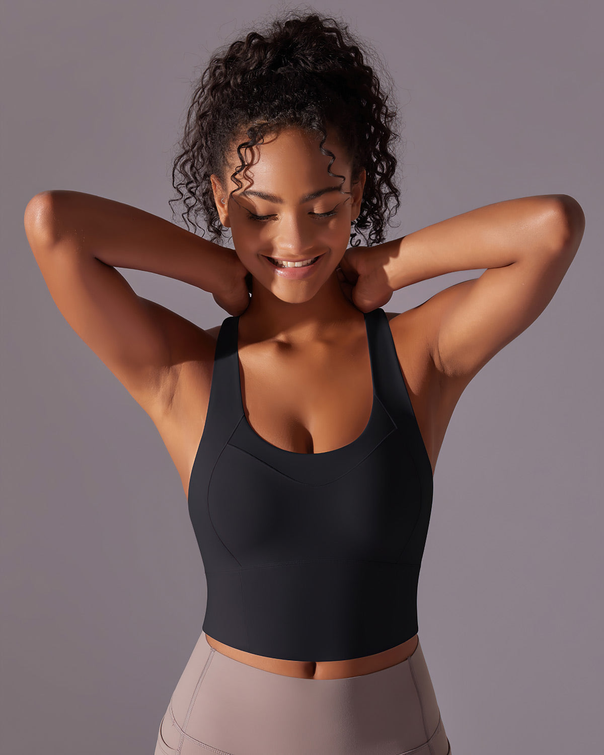 Lumi Crop Top - Black