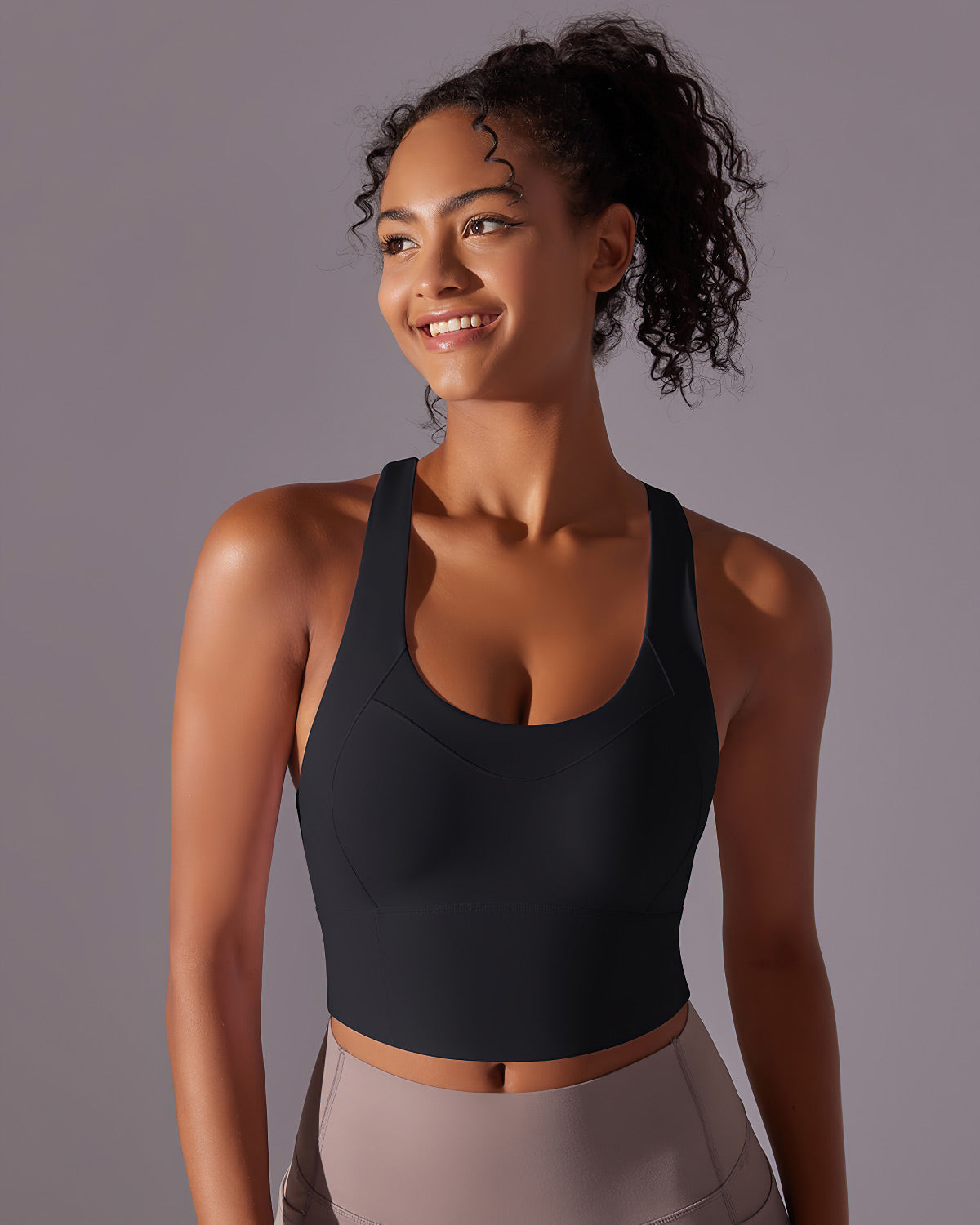 Lumi Crop Top - Black