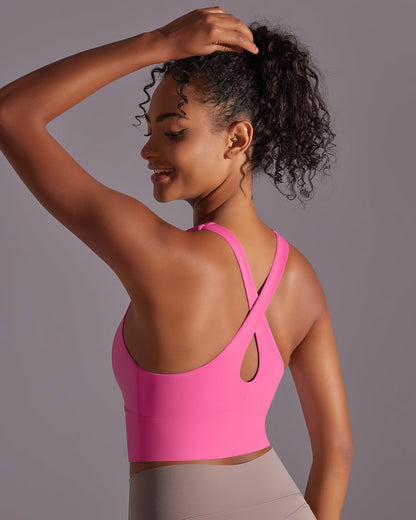 Lumi Crop Top - Pink