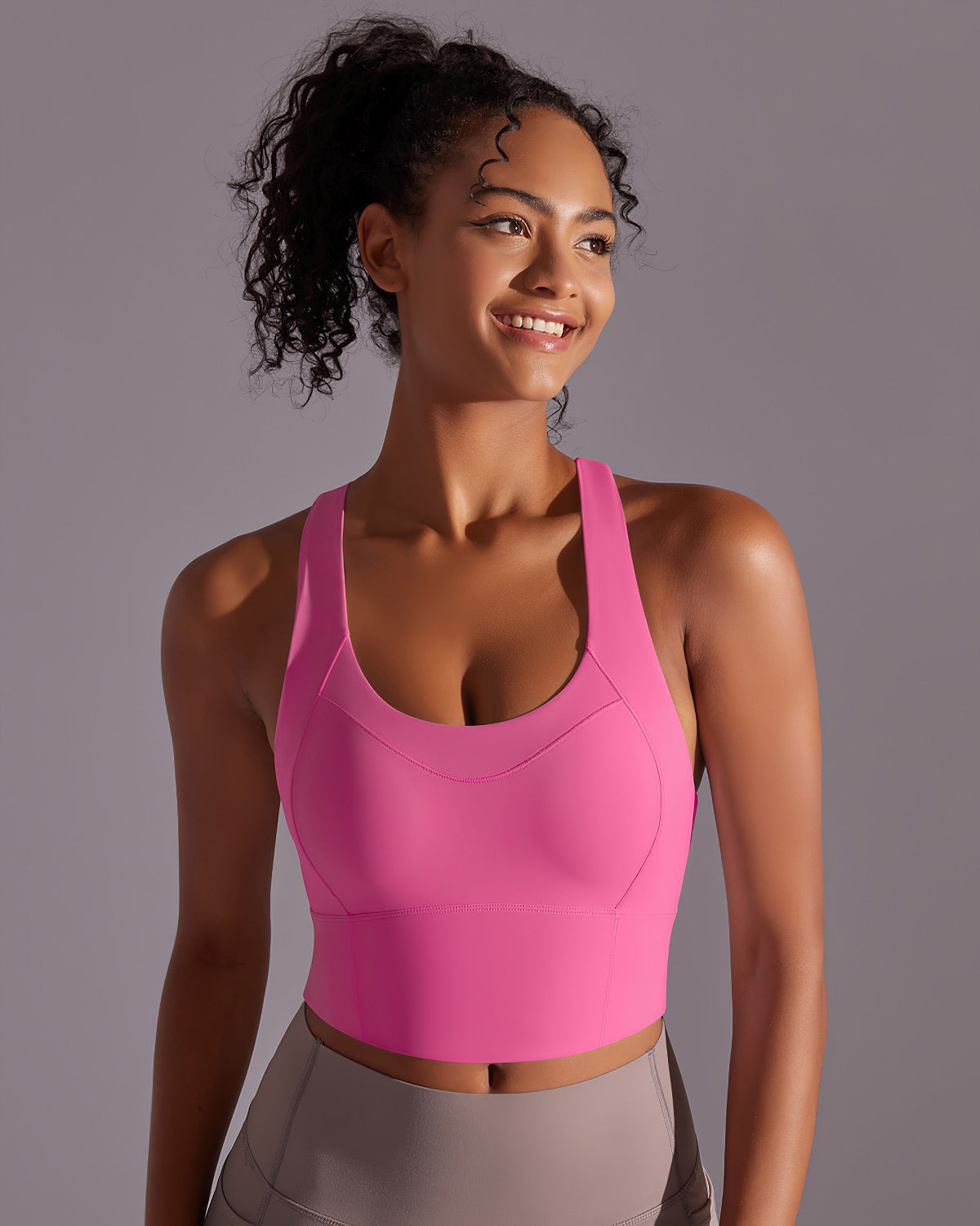 Lumi Crop Top - Pink