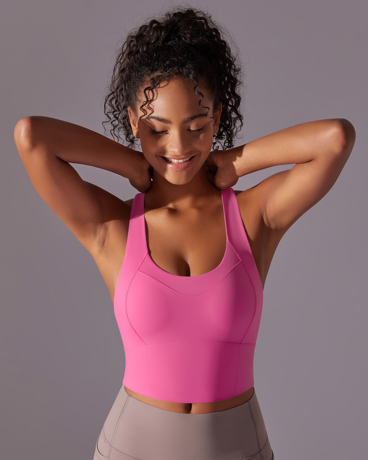 Lumi Crop Top - Pink