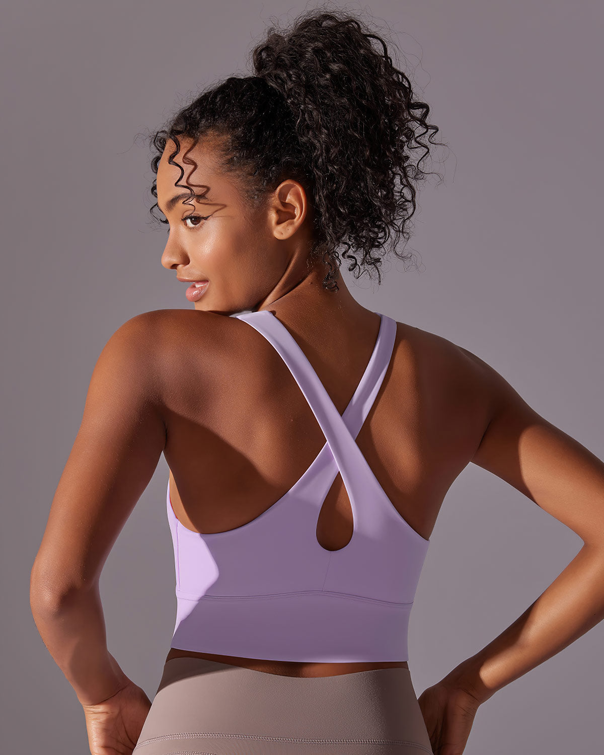 Lumi Crop Top - Purple