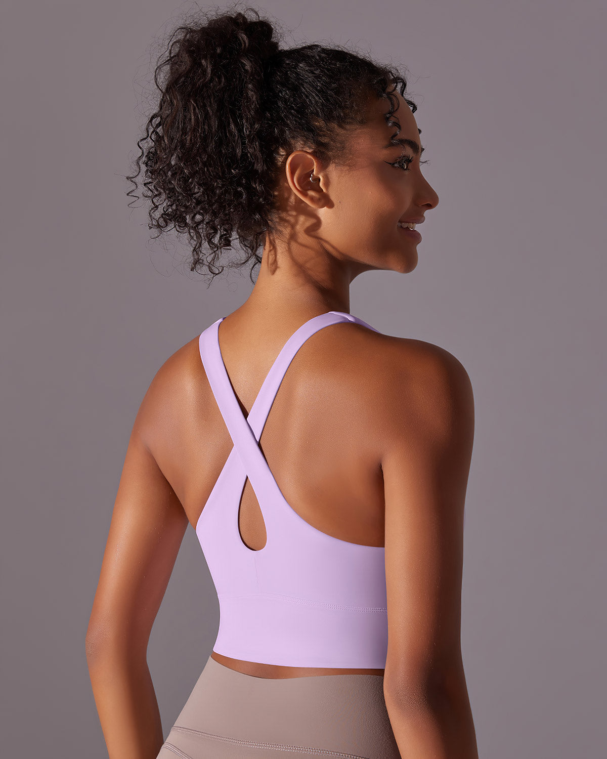 Lumi Crop Top - Purple