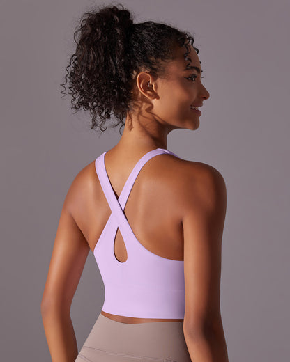 Lumi Crop Top - Purple