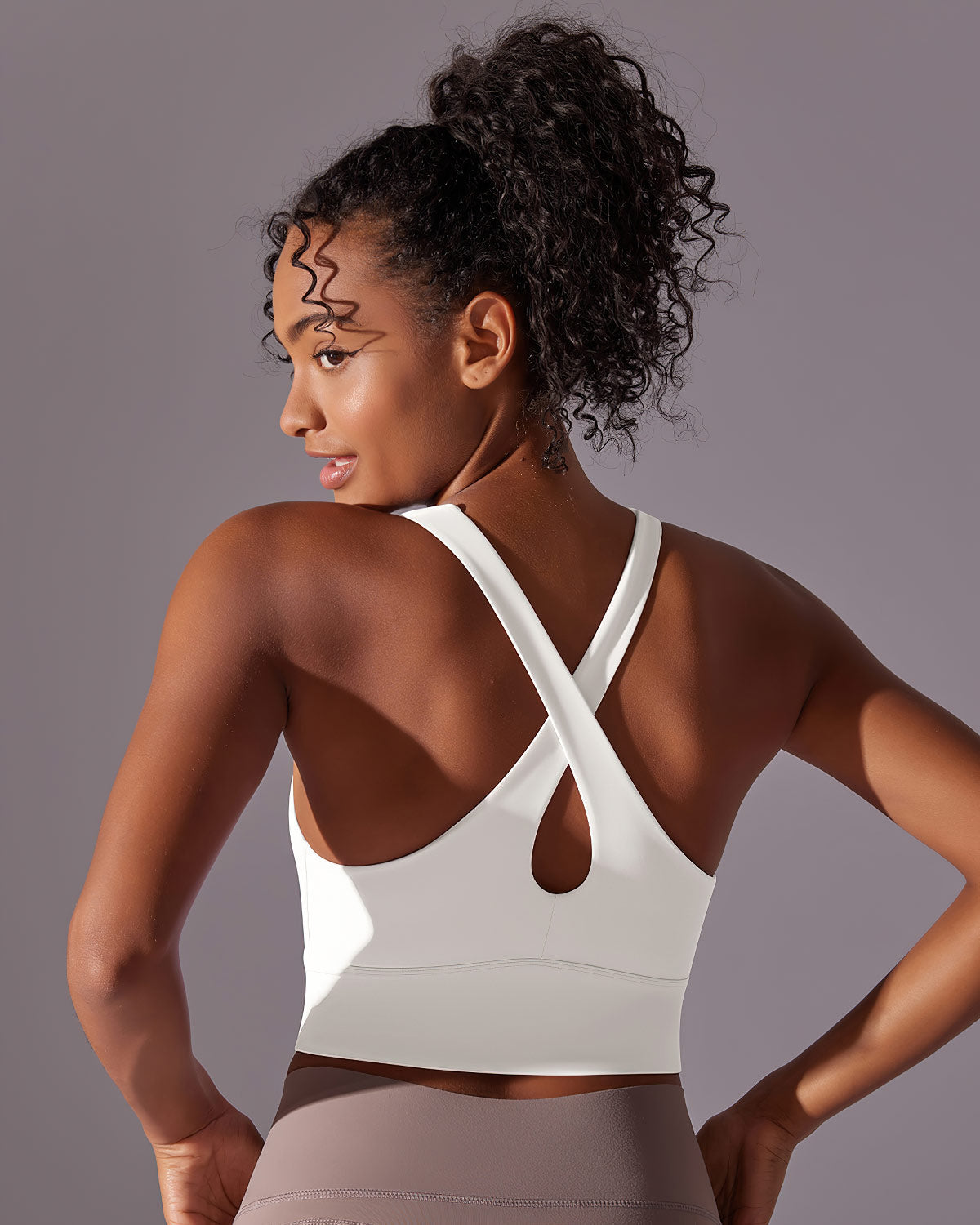 Lumi Crop Top - White