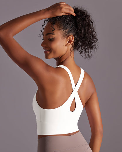 Lumi Crop Top - White