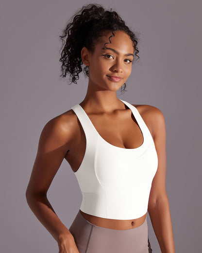 Lumi Crop Top - White