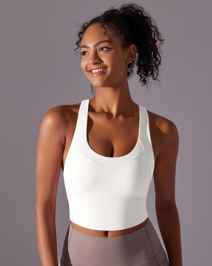 Lumi Crop Top - White