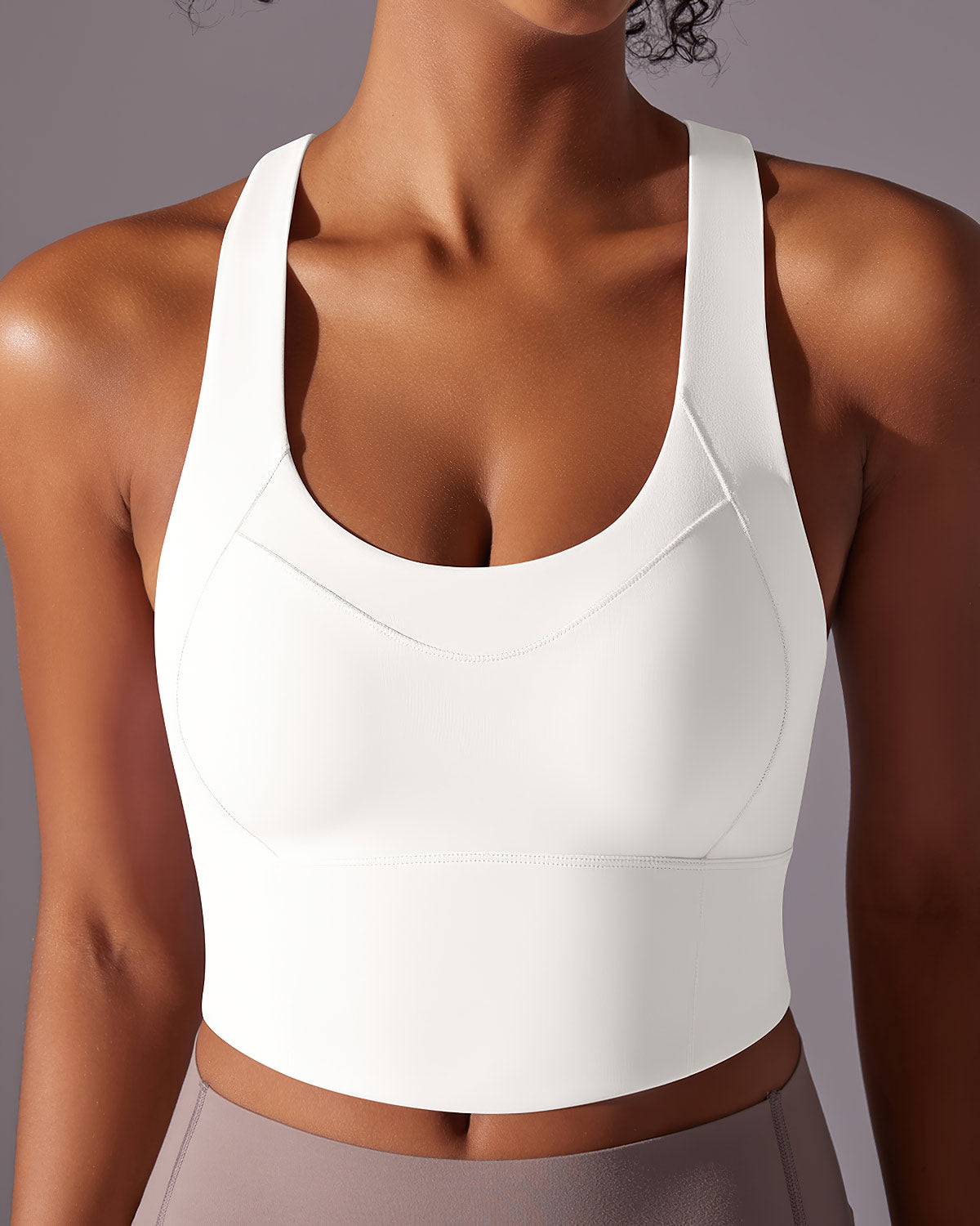 Lumi Crop Top - White