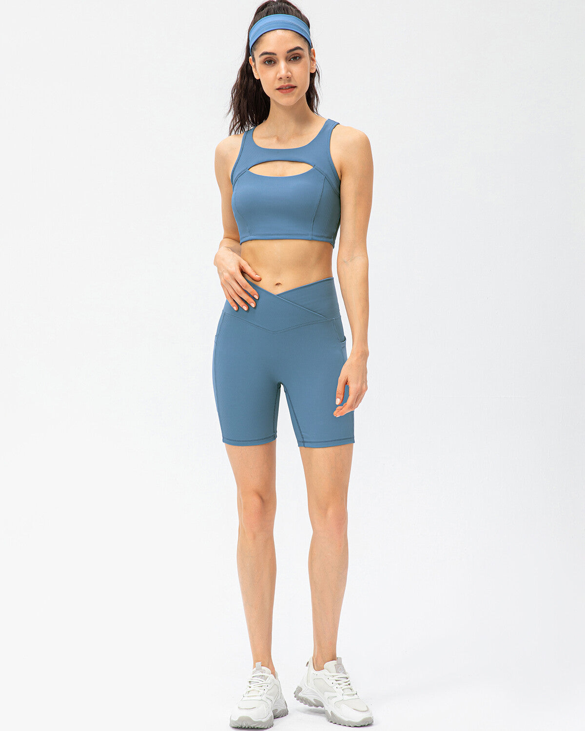 Lyla Sports Bra - Blue