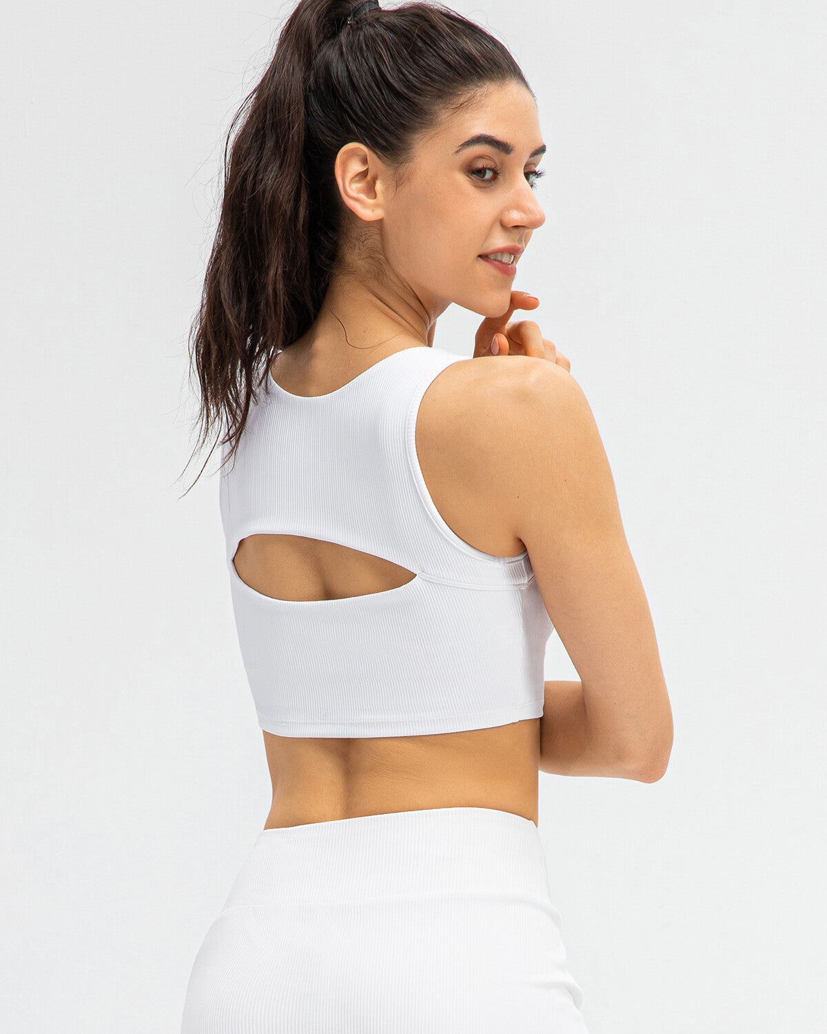 Lyla Sports Bra - White