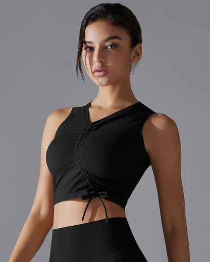 Mabel Crop Top - Black