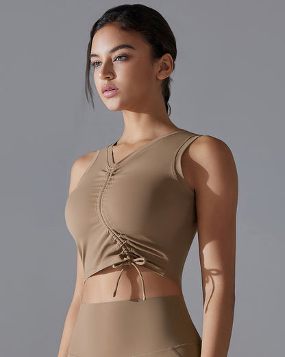 Mabel Crop Top - Cinnamon