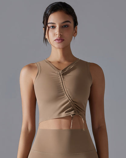 Mabel Crop Top - Cinnamon