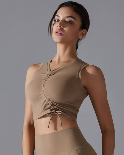 Mabel Crop Top - Cinnamon