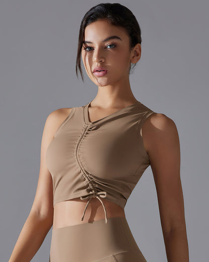 Mabel Crop Top - Cinnamon