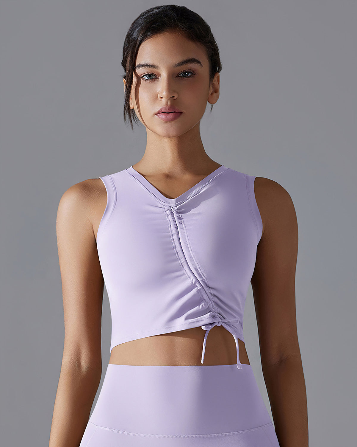 Mabel Crop Top - Pastel Lilac