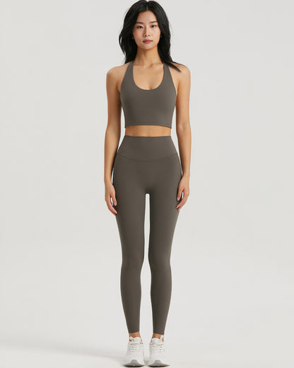 Marlowe Seamless Leggings - Ash Brown