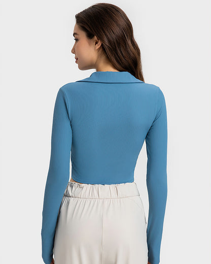 Megan Long Sleeve - Blue