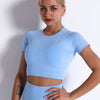 Mikaela Crop Top - Blue