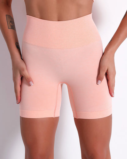 Mikaela Seamless Shorts - Peach