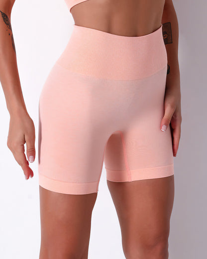 Mikaela Seamless Shorts - Peach