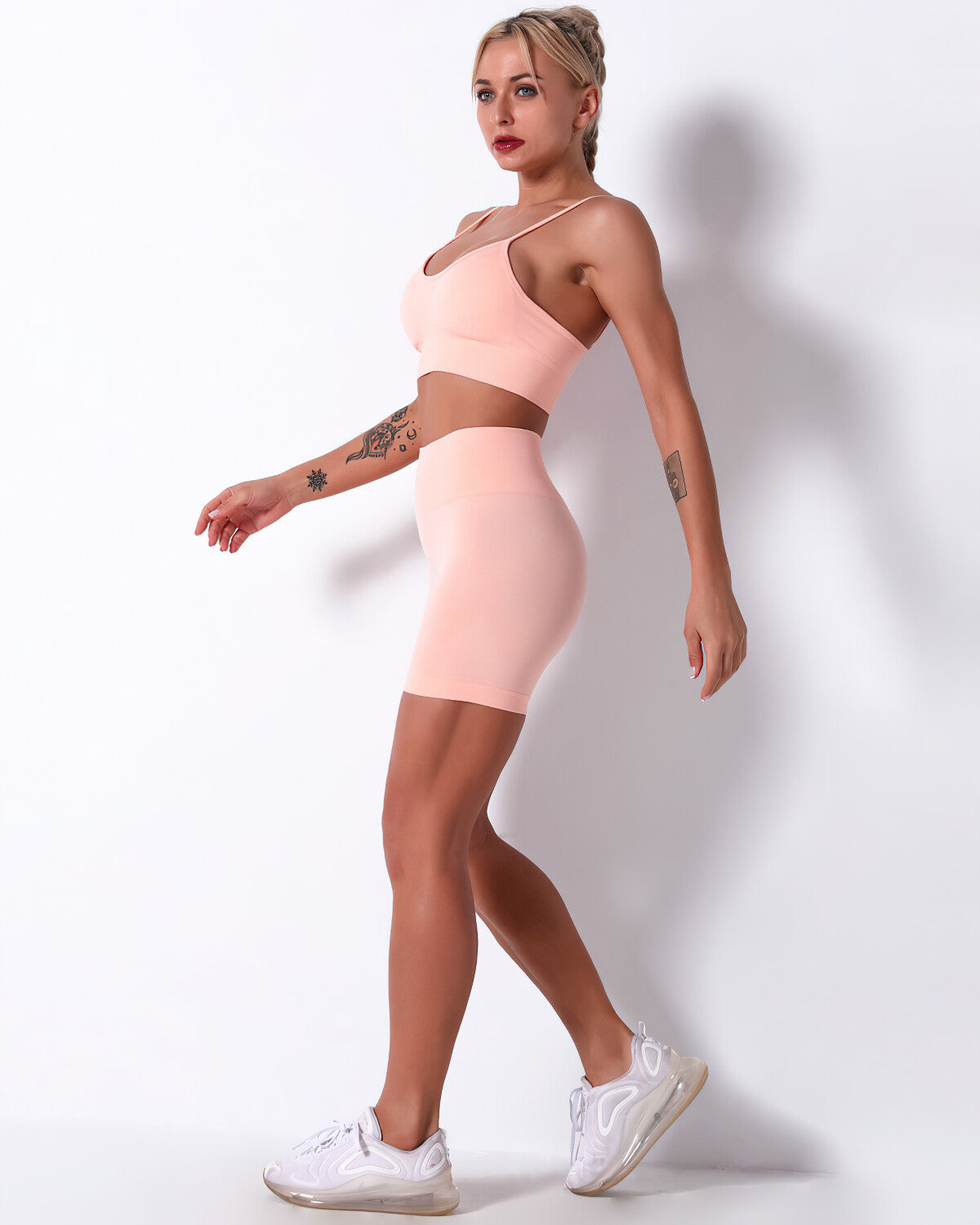 Mikaela Seamless Shorts - Peach