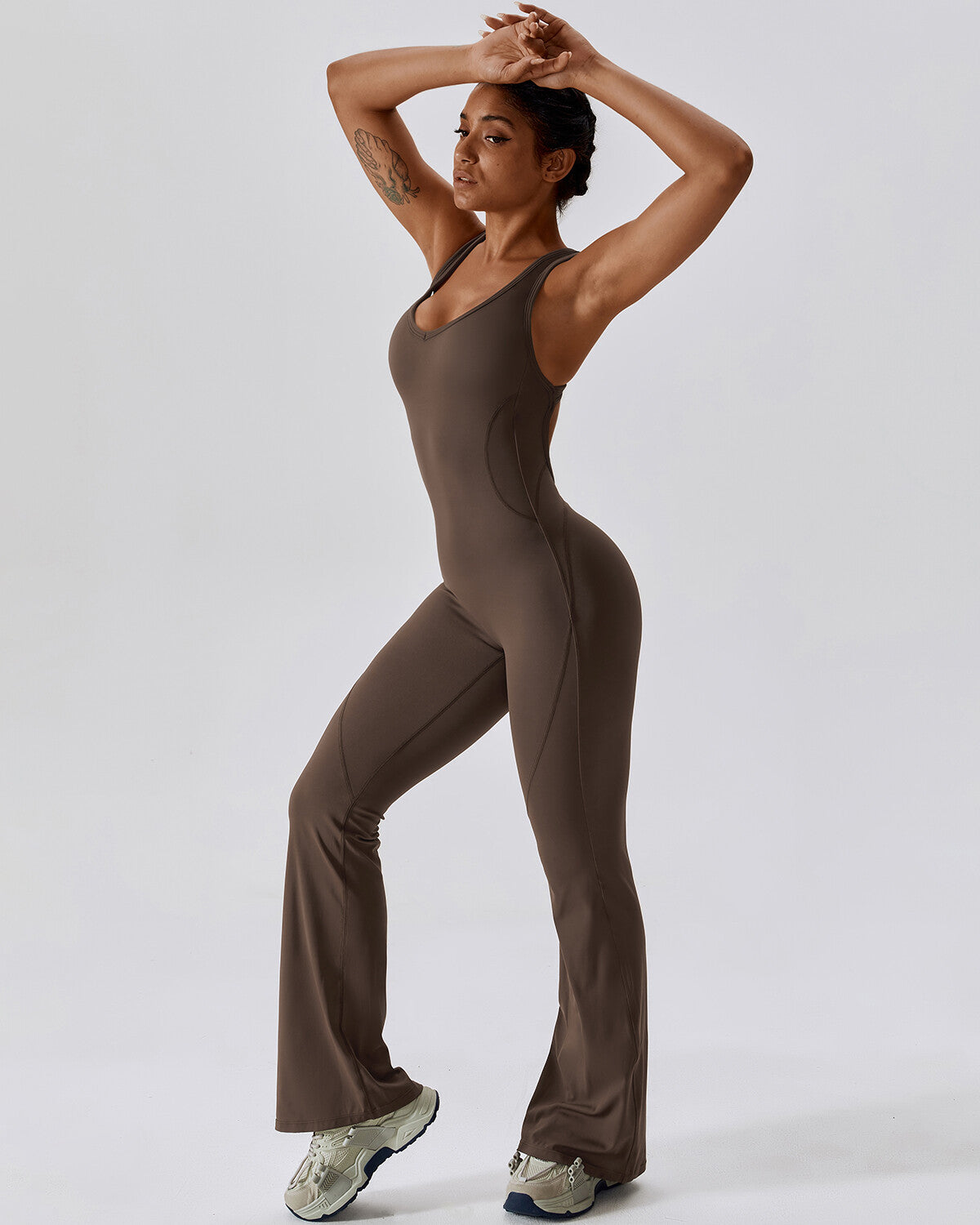 Murphy Seamless Jumpsuit - Brown