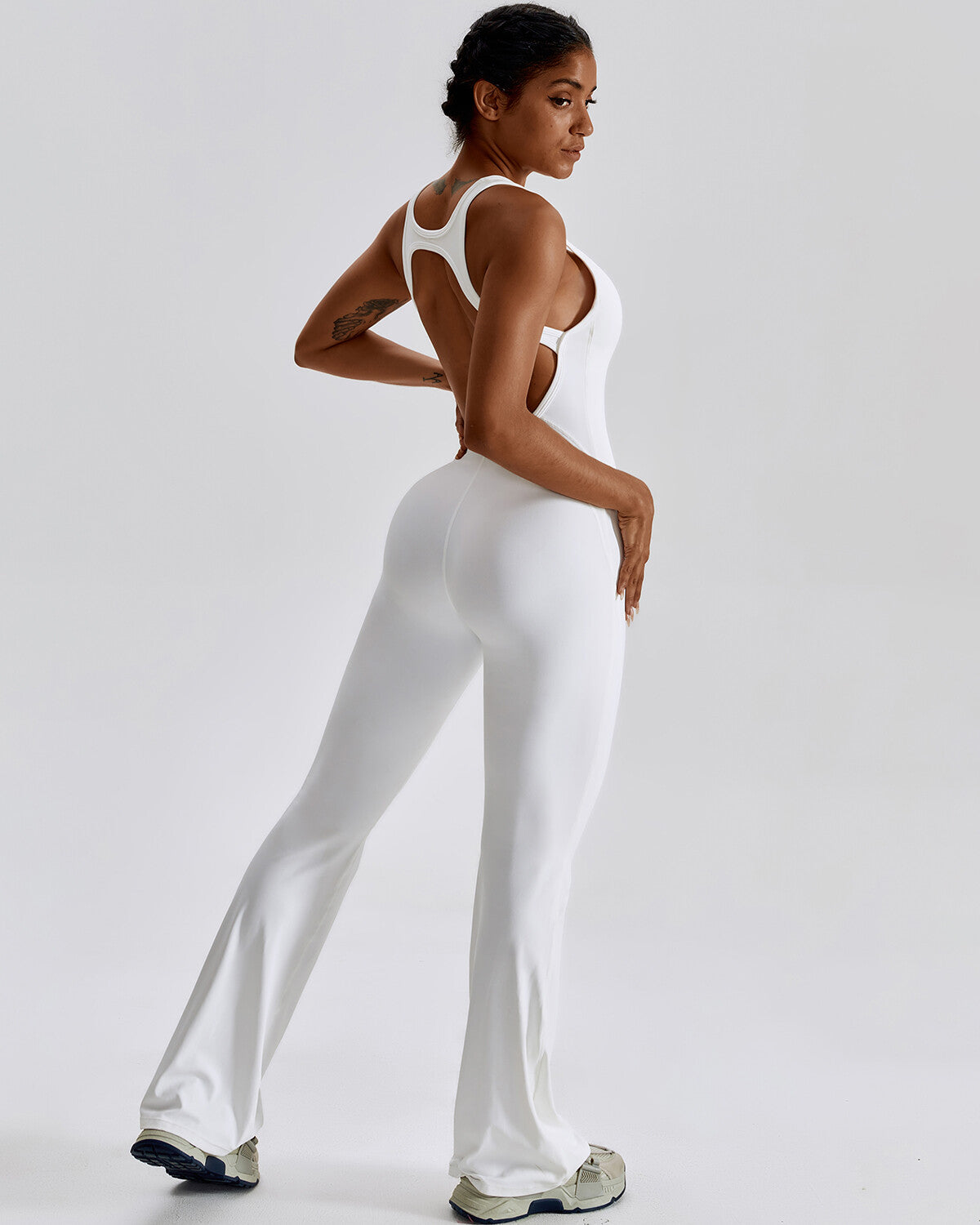 Murphy Seamless Jumpsuit - White