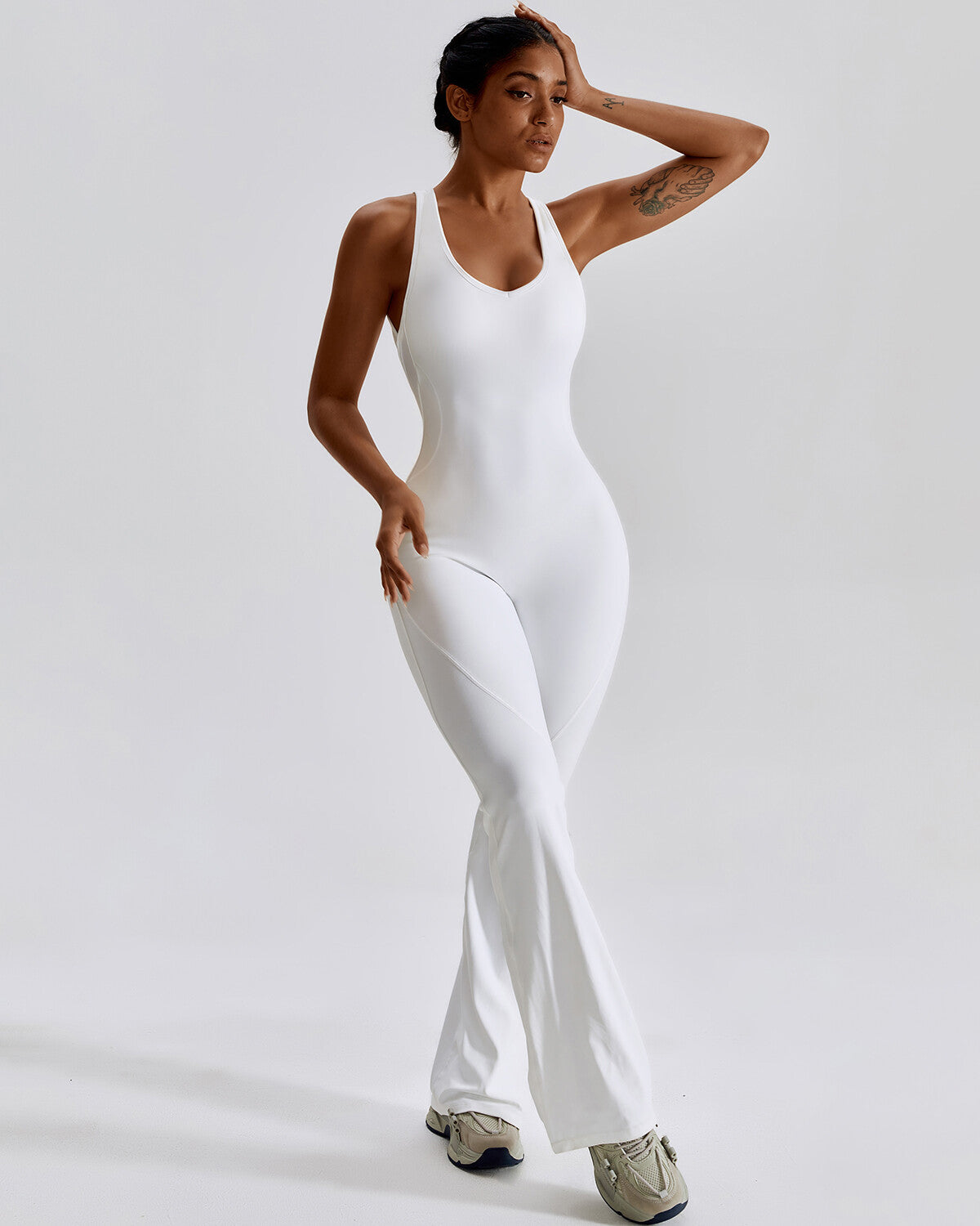 Murphy Seamless Jumpsuit - White