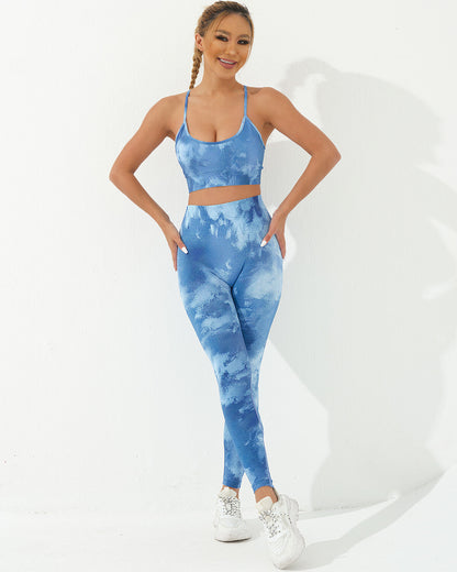 Nala Seamless Leggings - Blue