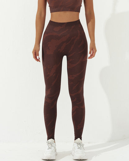 Nala Seamless Leggings - Brown