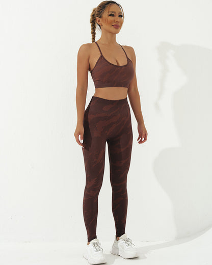 Nala Seamless Leggings - Brown