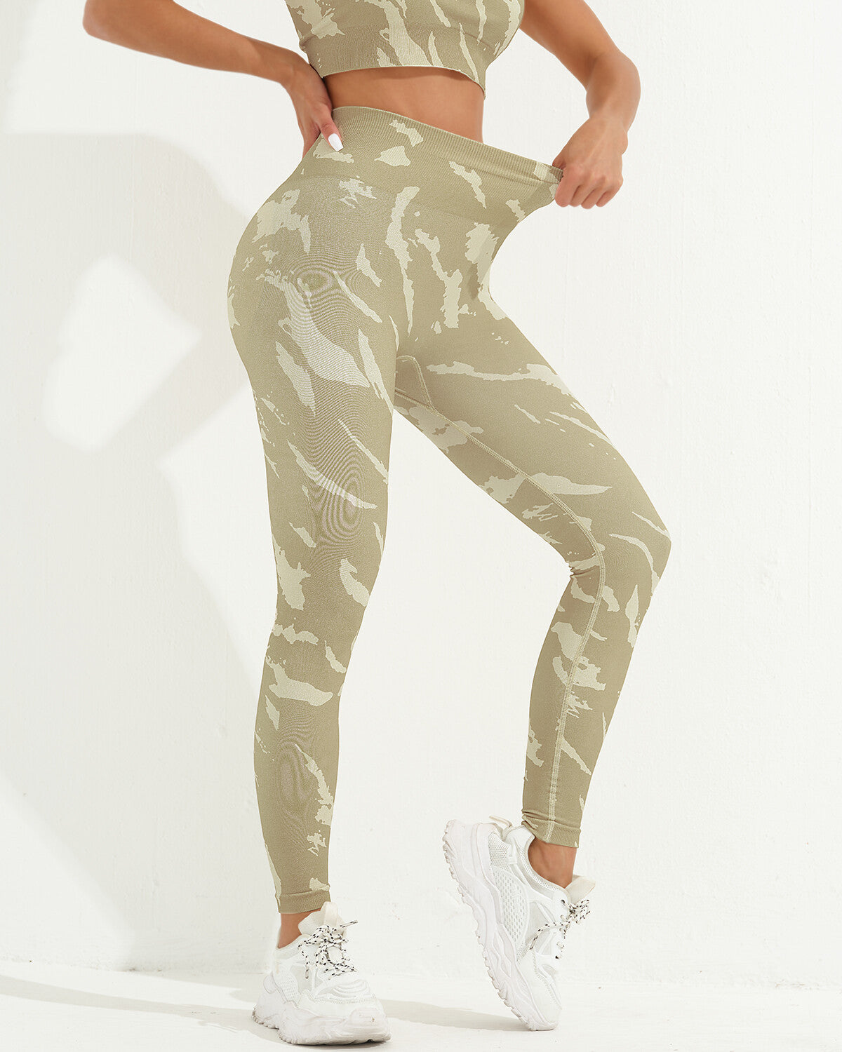 Nala Seamless Leggings - Khaki